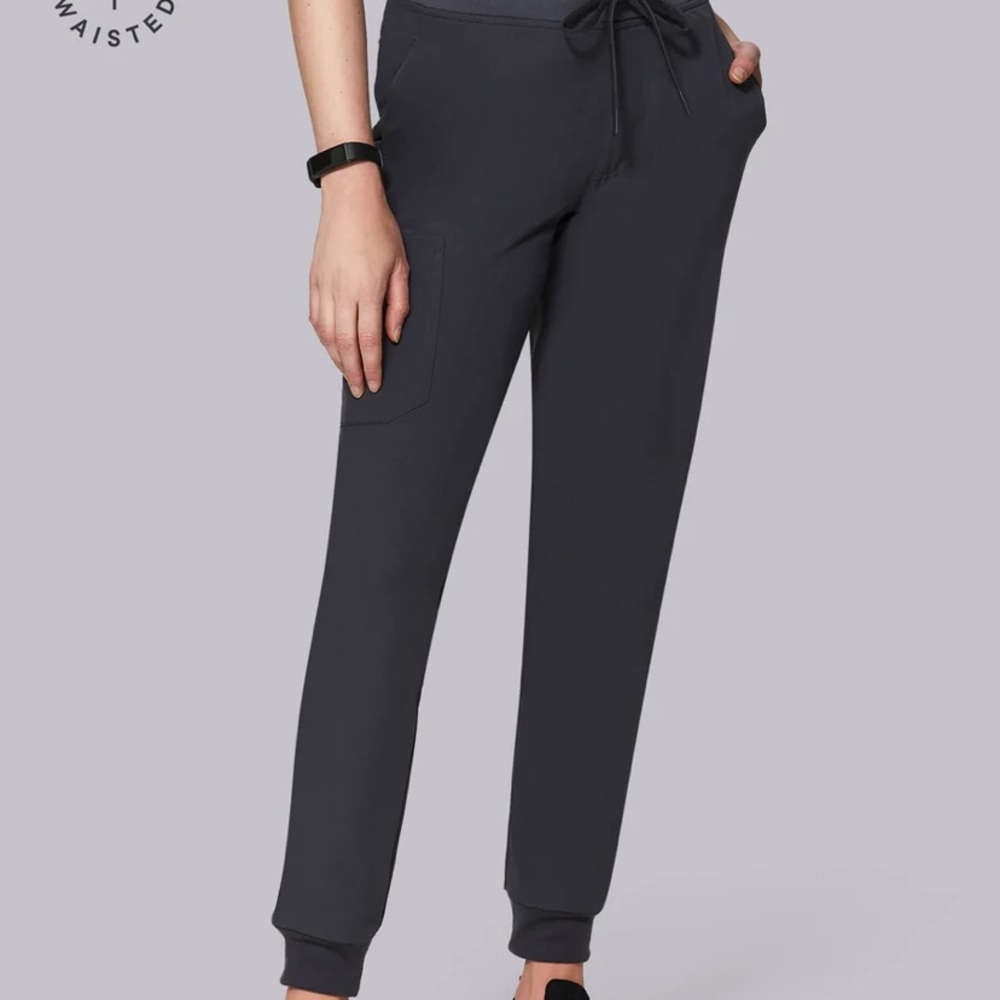 Mandala High-waisted jogger scrub pants